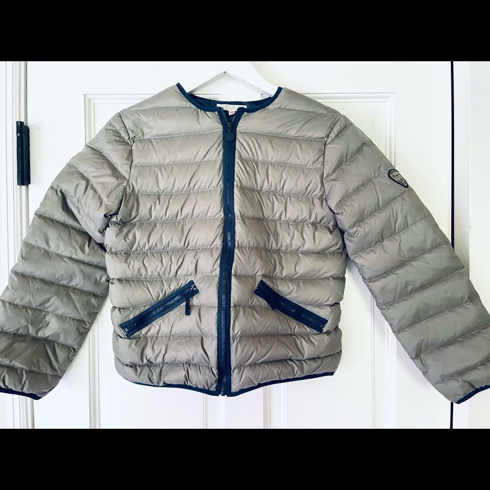 Bonpoint Collarless Down Jacket